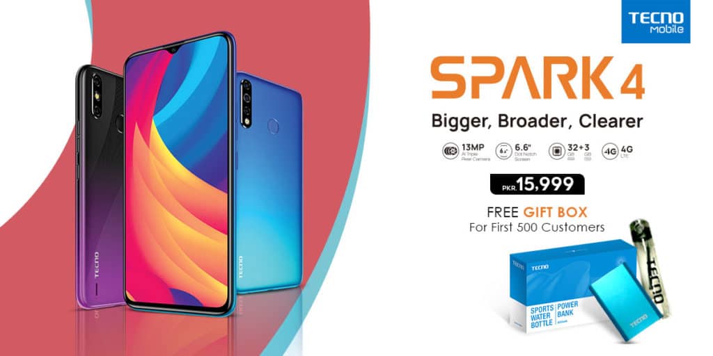 Buy TECNO Spark 4 And Get A Free Gift Box