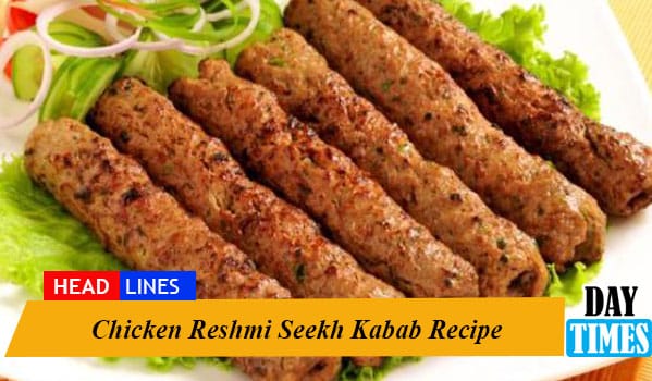 Chicken Reshmi Seekh Kabab Recipe