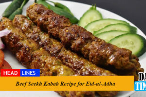 Beef Seekh Kabab Recipe for Eid-ul-Adha