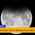 First Lunar Eclipse 2023 in Pakistan to be on May 5-6