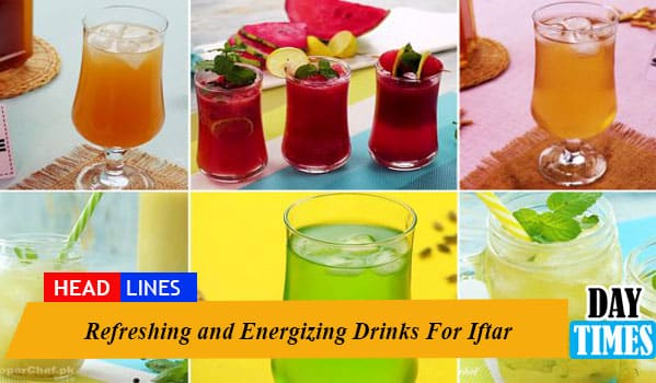 Refreshing and Energizing Drinks For Iftar