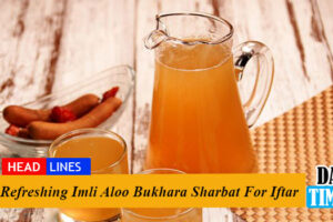 Refreshing Imli Aloo Bukhara Sharbat For Iftar