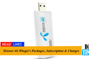 Telenor 4G Wingle's Packages, Subscription & Charges
