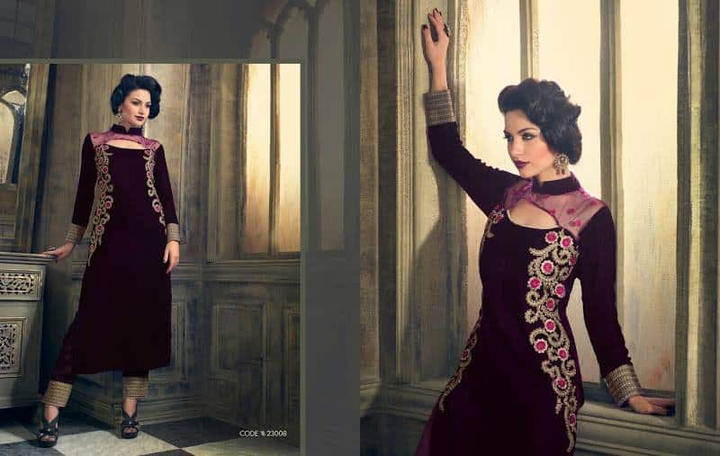 Pakistani Velvet Dresses Designs and Latest Trends