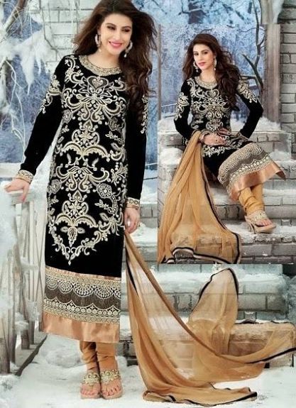 Pakistani Velvet Dresses Designs and Latest Trends