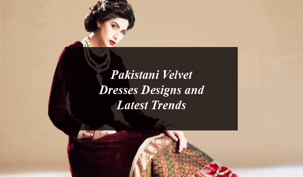 pakistani velvet frocks