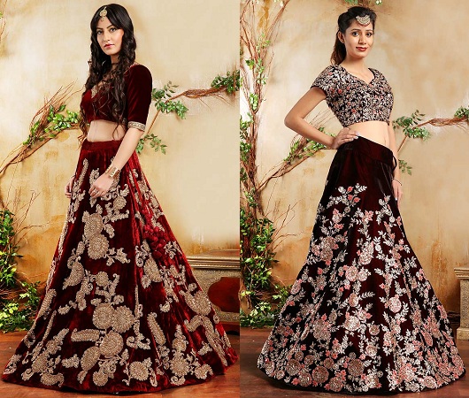 Pakistani-Velvet-lehenga