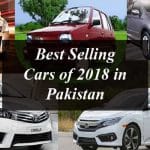 Best Selling Cars of 2018 in Pakistan