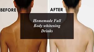 Homemade Full Body whitening Drinks