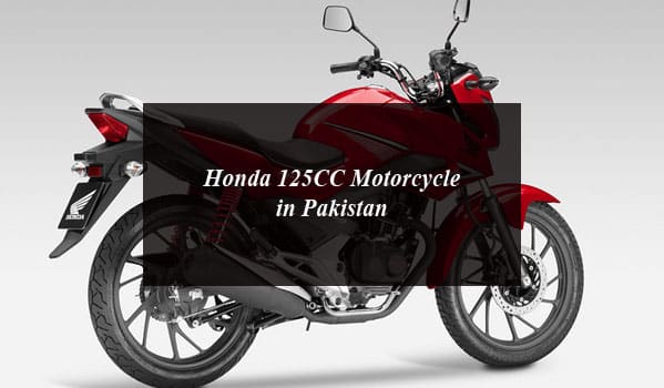 A New Honda 125CC Motorcycle on its Way to Pakistan