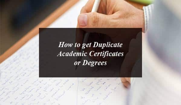 Duplicate Academic Certificates or Degrees in Pakistan