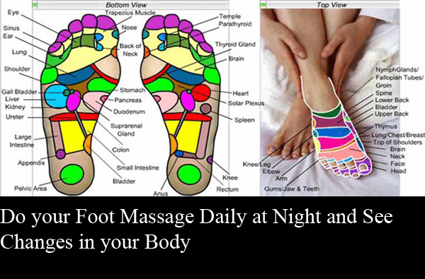 Do your Foot Massage Daily at Night and See Changes in your Body