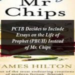 PCTB Decides to Include Essays on the Life of Prophet (PBUH) Instead of Mr. Chips