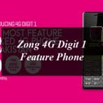 Zong Launches 4G Digit 1 Feature Phone