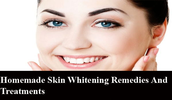 Homemade Skin Whitening Remedies And Treatments