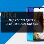 Buy TECNO Spark 4 And Get A Free Gift Box