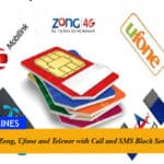 How to Block Calls and SMS on Jazz, Warid, Zong, Ufone and Telenor with Call and SMS Block Services