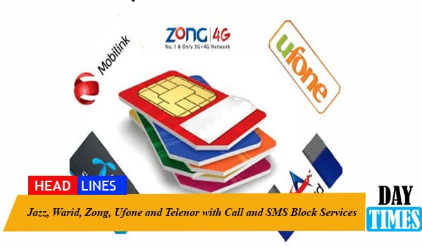 How to Block Calls and SMS on Jazz, Warid, Zong, Ufone and Telenor with Call and SMS Block Services