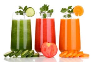 Healthy Weight Loss with Fruits and Vegetables Juices