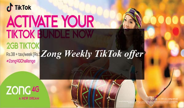 Zong Brings Weekly TikTok offer
