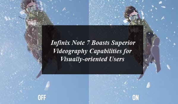 Infinix Note 7 Boasts Superior Videography Capabilities for Visually-oriented Users