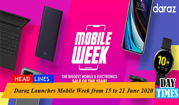 Daraz Launches Mobile Week from 15 to 21 June 2020