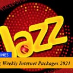 Jazz Weekly Internet Packages 2021