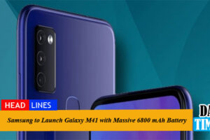Samsung to Launch Galaxy M41 with Massive 6800 mAh Battery