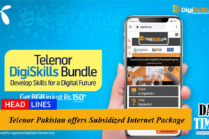 Telenor Pakistan offers Subsidized Internet Packages For the Students of DigiSkills Program