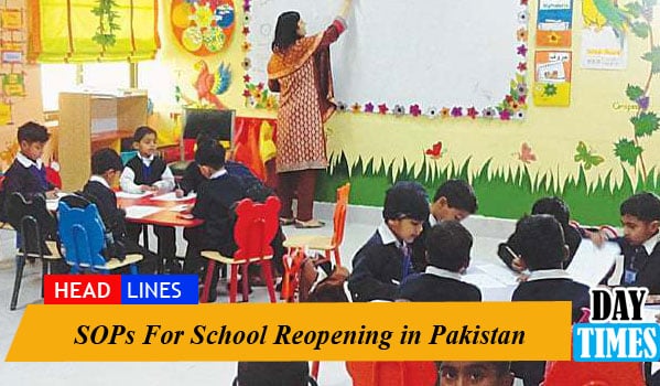SOPs For School Reopening in Pakistan