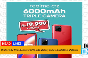 Realme C12 With A Massive 6000 mAh Battery is Now Available in Pakistan