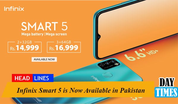 Infinix Smart 5 is Now Available in Pakistan