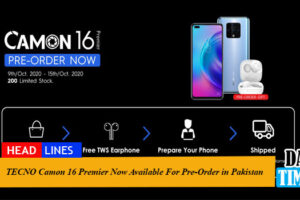 TECNO Camon 16 Premier Now Available For Pre-Order in Pakistan