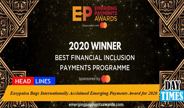 Easypaisa Bags Internationally Acclaimed Emerging Payments Award for 2020