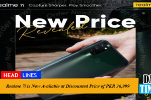 Realme 7i is Now Available at Discounted Price of PKR 36,999