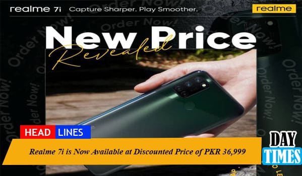 Realme 7i is Now Available at Discounted Price of PKR 36,999