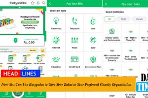 Now You Can Use Easypaisa to Give Your Zakat to Your Preferred Charity Organization