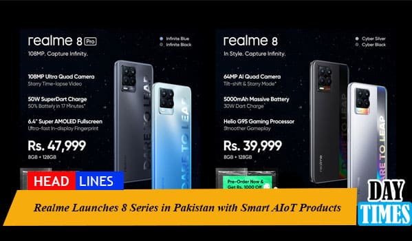 Realme Launches 8 Series in Pakistan with Smart AIoT Products