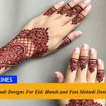 Latest Mehndi Designs For Eid 2022: Hands and Feet Mehndi Designs