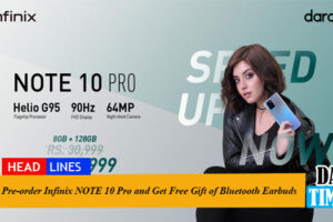 Pre-order Infinix NOTE 10 Pro and Get Free Gift of Bluetooth Earbuds
