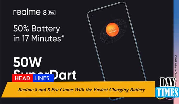 Realme 8 and 8 Pro Come With the Fastest Charging Batteries
