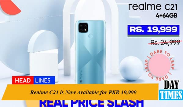 Realme C21 is Now Available for PKR 19,999