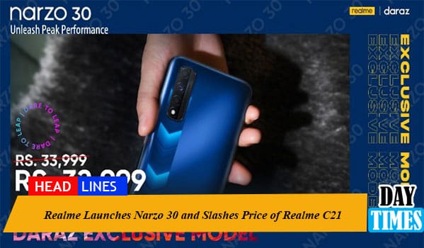 Realme Launches Narzo 30 and Slashes Price of Realme C21