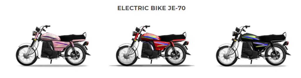 Jolta e-bike colours