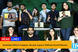 Jordanian EdTech Company Abwaab Acquires Pakistan based Edmatrix