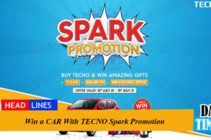 Win a CAR With TECNO Spark Promotion