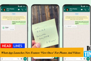 WhatsApp Launches New Feature ‘View Once’ For Photos and Videos