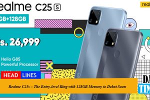 Realme C25s – The Entry-level King with 128GB Memory to Debut Soon