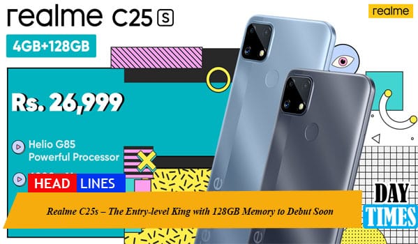 Realme C25s – The Entry-level King with 128GB Memory to Debut Soon