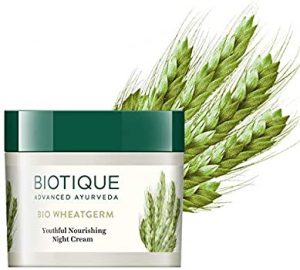 Biotique Wheat Germ Nourishing Youthful Night Cream